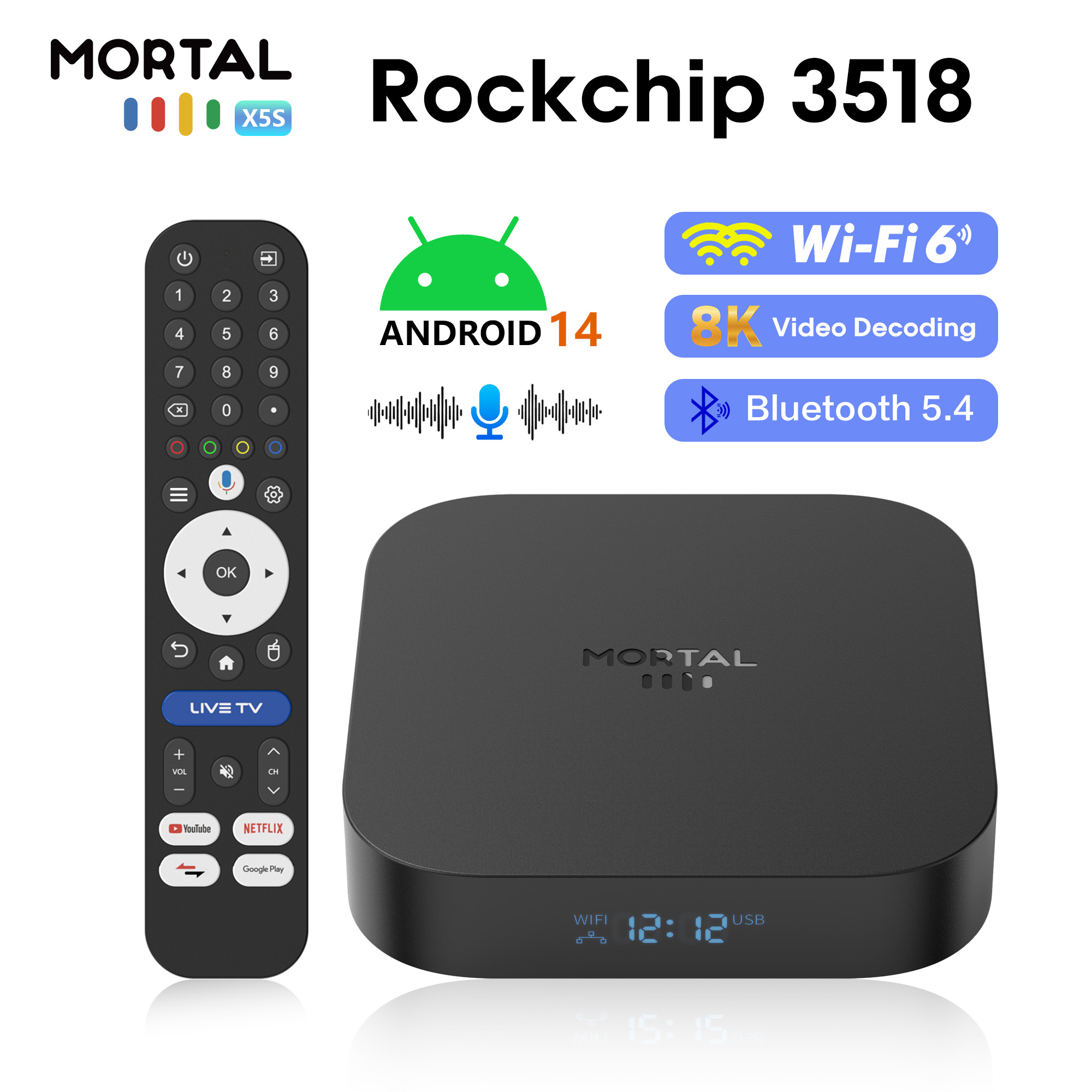Mortal X5S Smart TV Box Androi - Radxa Rock 5B 16Gb review and price